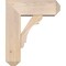 Ekena Millwork Olympic Craftsman Smooth Bracket w/ Offset Brace, Douglas Fir, 7 1/2"W x 20"D x 24"H BKT0806X20X24OLY04SDF - alternate 2